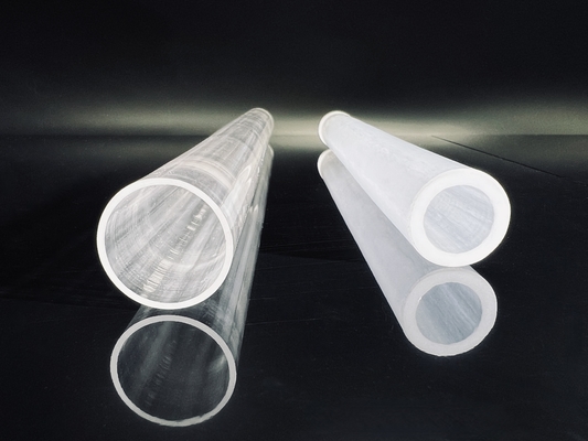 Tubo del cuarzo del instrumento de Sapphire Tube Rods Protective Insulating del control de flujo