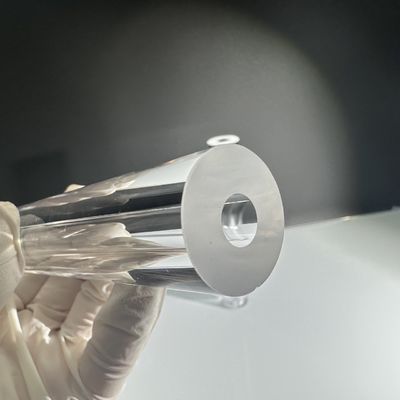 Tubo de zafiro de cristal único Al2O3 personalizado para 99,999% de alta pureza Varios diámetros