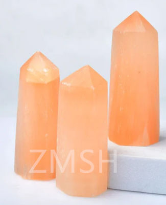 La luz del melocotón-naranja del laboratorio el zafiro piedra preciosa fusión de elegancia e innovación