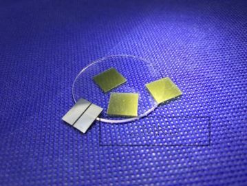 Microprocesadores sic cristalinos modificados para requisitos particulares 4H-N de la oblea 10x10x0.5m m del carburo de silicio del tamaño