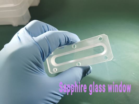 Observación Sapphire Glass Window del equipo con el agujero del paso