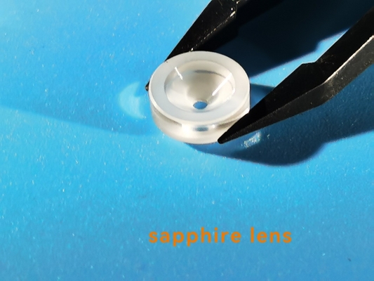 Cristal pulido/sin pulir en abanico de Sapphire Lens Glasses Al 2O3 solo