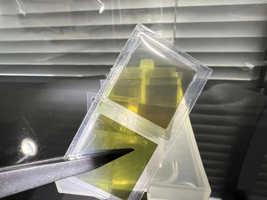 oblea 4H - N sic Crystal Chips del carburo de silicio de 10 de x 10 x de 0.5m m