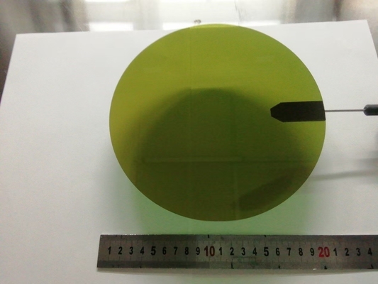 Semiconductor de chip Sic de sustrato de lingote de carburo de silicio de pulido de 8 pulgadas y 200 mm