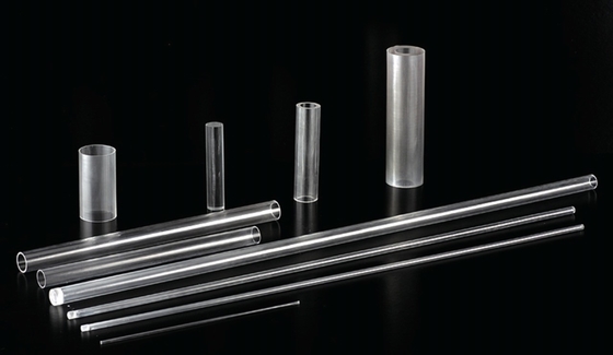 Tubo/Rod High Temperature pulidos ópticos de Sapphire Glass Tube Cylinder Lens