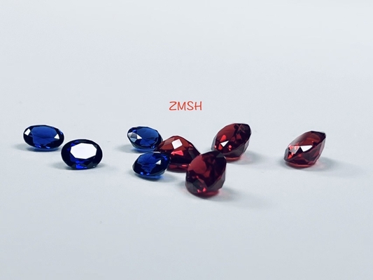 Gem Stone Ruby Sapphire Gems sintético azul real