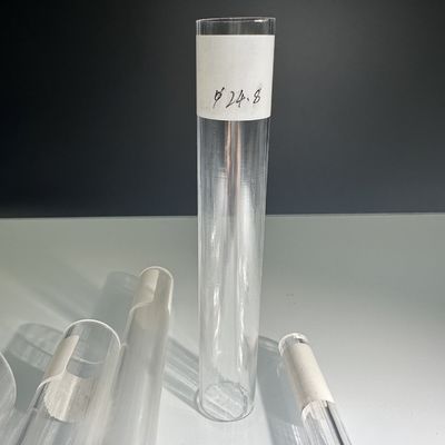 99.995% Al2O3 tubo de zafiro transparente con alta tolerancia de translucidez