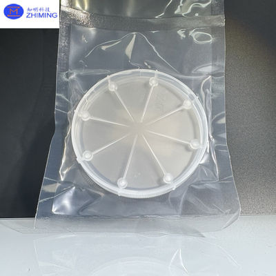 Wafer de carburo de silicio tamaño personalizado Semi aislante Wafer de SiC casi incoloro Transparente Resistencia a la alta presión
