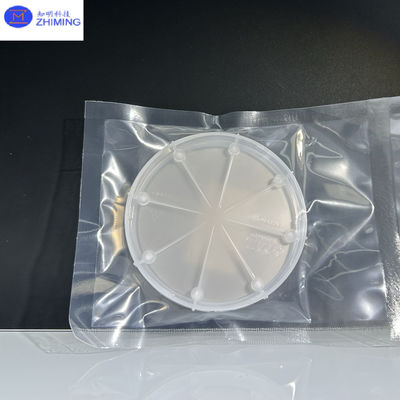Wafer de carburo de silicio tamaño personalizado Semi aislante Wafer de SiC casi incoloro Transparente Resistencia a la alta presión