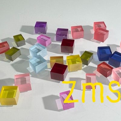 Cultivo artificial color dopado zafiro AL2O3 método CZ personalizado rubí azul Padparadscha