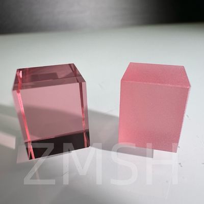 Cultivo artificial color dopado zafiro AL2O3 método CZ personalizado rubí azul Padparadscha