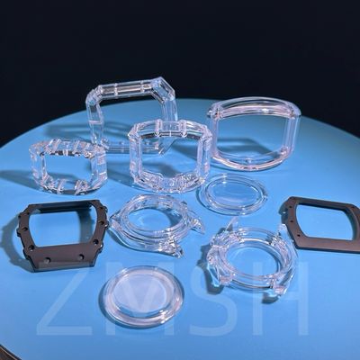 Cultivo artificial color dopado zafiro AL2O3 Casillas de relojes rubí azul transparente