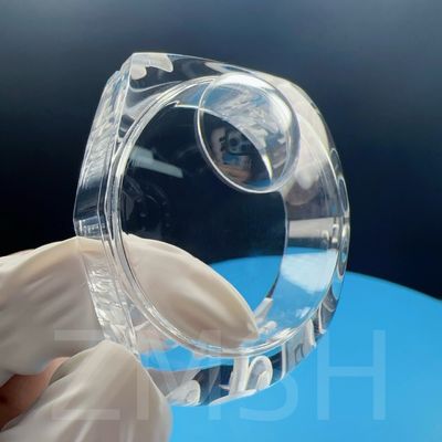 Cultivo artificial color dopado zafiro AL2O3 Casillas de relojes rubí azul transparente