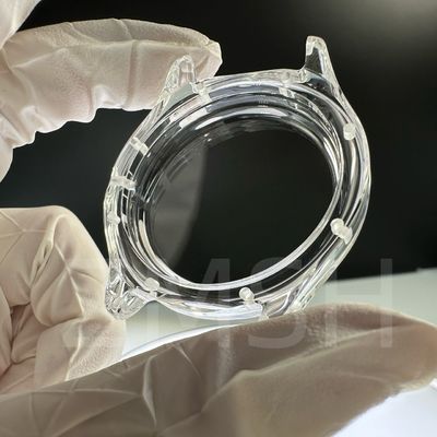 Cultivo artificial color dopado zafiro AL2O3 Casillas de relojes rubí azul transparente