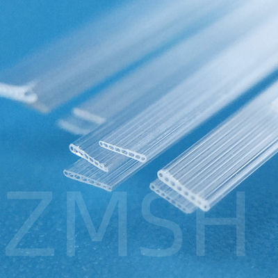 Óptico tubo de cuarzo fundido SiO2 cristal de vidrio personalizado transparente Ambos extremos abiertos Uno de los extremos cerrados