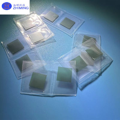 SIC Substrato cuadrado 5×5 10×10 350um Fuera del eje: 2.0°-4.0° hacia el grado de producción