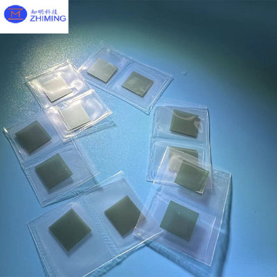 SIC Substrato cuadrado 5×5 10×10 350um Fuera del eje: 2.0°-4.0° hacia el grado de producción