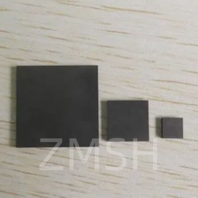 5×5 mm 10×10 mm Wafer SiC tipo 4H-P 6H-P 3C-N grado de producción grado de investigación grado de simulacro