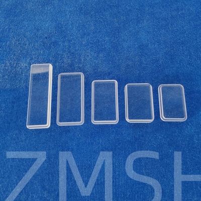 Jardines ópticos de zafiro AL2O3 redondo Rectangular de pulido de revestimiento AR personalización
