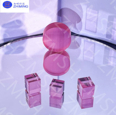 El zafiro es una piedra preciosa de laboratorio hecha de Padparadscha el zafiro rosa el zafiro de alta dureza para fines de joyería