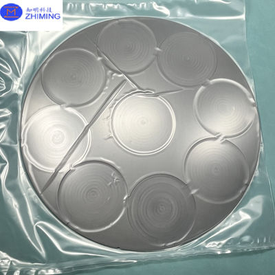 bandeja cerámica de carburo de silicio utilizada para soportar materiales obleas de semiconductores excelente resistencia a la corrosión
