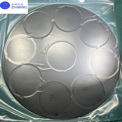 bandeja cerámica de carburo de silicio utilizada para soportar materiales obleas de semiconductores excelente resistencia a la corrosión