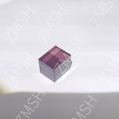 Cultivo artificial color dopado zafiro AL2O3 método personalizado CZ morado