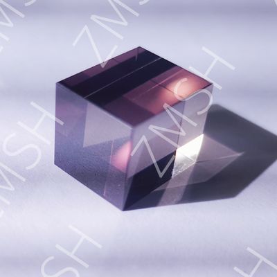 Cultivo artificial color dopado zafiro AL2O3 método personalizado CZ morado