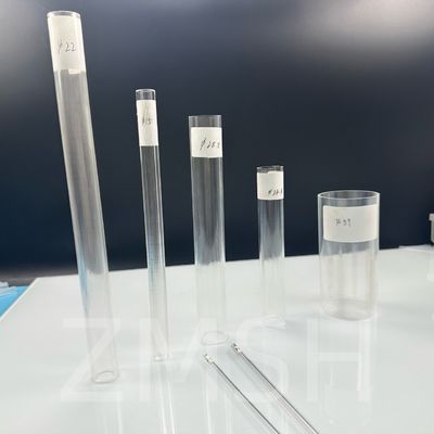 Tubo de zafiro 99,999% AL2O3 Polido Fuente iónica de alta dureza Personalización EFG KY
