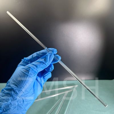 Tubo de zafiro 99,999% AL2O3 Polido Fuente iónica de alta dureza Personalización EFG KY