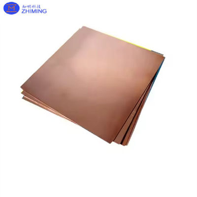 Substrato de cobre de cristal único Cu oblea 5x5x0.5/lmm 10x10x0.5/1mm 20x20x0.5/1mm a=3.607A