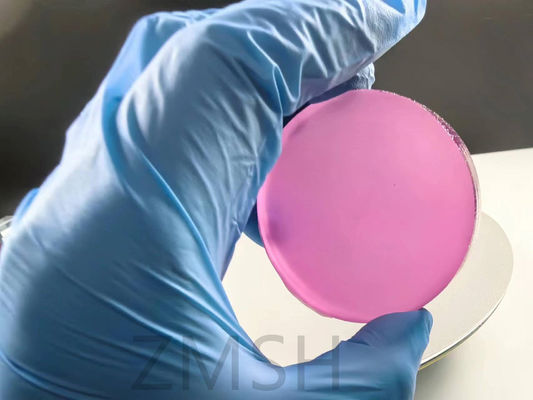 Zafiro rosa Materia prima Zafiro hecho en laboratorio Piedra preciosa Inmaculada Dureza de Mohs de 9