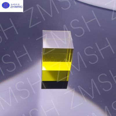 Limón amarillo Zafiro piedra preciosa sintético Limón amarillo Materia prima para la fabricación de joyas Dureza de Mohs de 9
