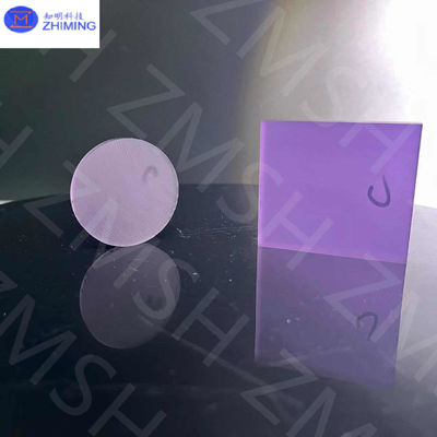 Saphiros hechos en laboratorio, piedras preciosas sintéticas, materias primas de la escala Mohs 9 para joyas, hechas transparentes.