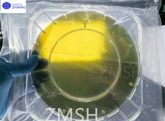 8 pulgadas 4H-N SiC Wafer espesor 500±25μm o personalizado N-doped de calidad de investigación de producción de simulacro