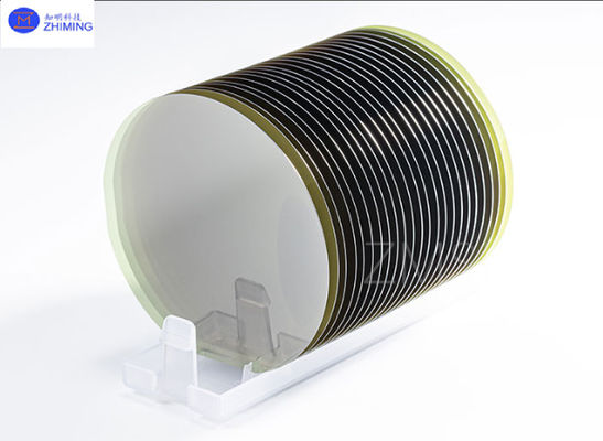 8 pulgadas 4H-N SiC Wafer espesor 500±25μm o personalizado N-doped de calidad de investigación de producción de simulacro