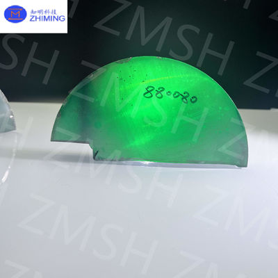 Verde esmeralda Moissanita SiC de cristal único dureza de Mohs 9,25 Moissanita materia prima para joyas
