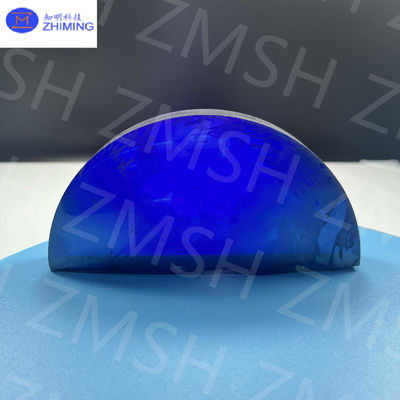 Royal Blue Moissanite carburo de silicio de cristal único en la industria de la joyería creado en laboratorio