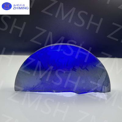 Royal Blue Moissanite carburo de silicio de cristal único en la industria de la joyería creado en laboratorio