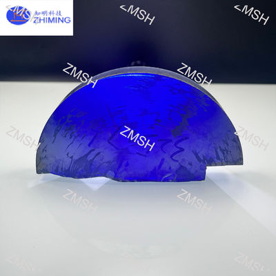 Moissanita Piedra gemosa en bruto azul real sintético SiC monocristalino dureza de Mohs 9,25 materias primas para joyas