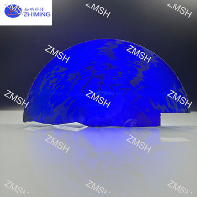 Moissanita Piedra gemosa en bruto azul real sintético SiC monocristalino dureza de Mohs 9,25 materias primas para joyas