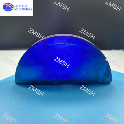 Moissanita Piedra gemosa en bruto azul real sintético SiC monocristalino dureza de Mohs 9,25 materias primas para joyas