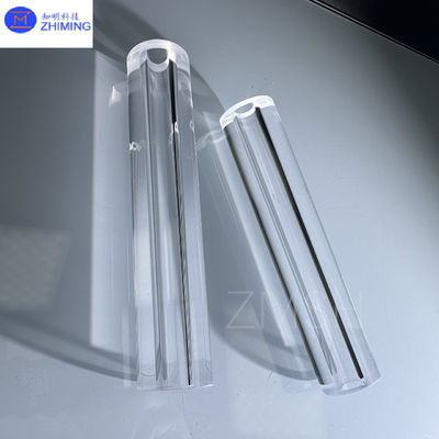 tubo de zafiro tubo de protección de termopares de alta calidad óxido de aluminio tubo de zafiro pulido