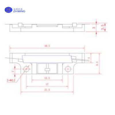 El niobato de litio (LiNbO3) es un modulador de ondas Y / baja Vπ 3,5V / alta PER 25dB / compatible con FOG, FOCT, comunicación cuántica