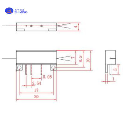 El niobato de litio (LiNbO3) es un modulador de ondas Y / baja Vπ 3,5V / alta PER 25dB / compatible con FOG, FOCT, comunicación cuántica