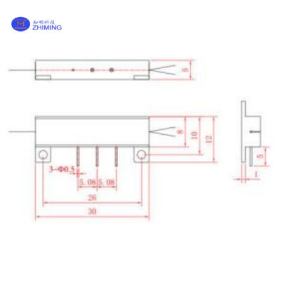 El niobato de litio (LiNbO3) es un modulador de ondas Y / baja Vπ 3,5V / alta PER 25dB / compatible con FOG, FOCT, comunicación cuántica