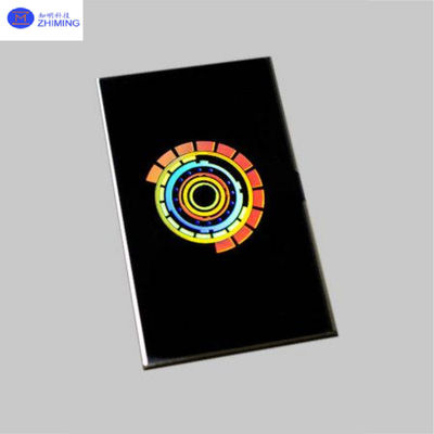 Máquina de marcado de arco iris láser ultrarrápido Rayas de interferencia metálicas con efectos de arco iris dinámicos de cambio de ángulo