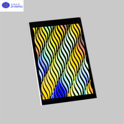 Máquina de marcado de arco iris láser ultrarrápido Rayas de interferencia metálicas con efectos de arco iris dinámicos de cambio de ángulo