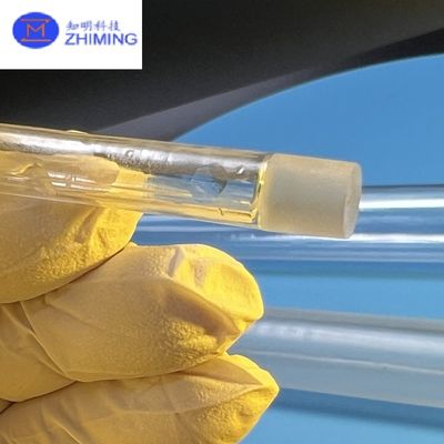 Tubo de zafiro sellado de óxido de aluminio pulido de cristal único resistente a la corrosión