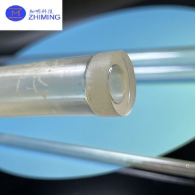 Tubo de zafiro sellado de óxido de aluminio pulido de cristal único resistente a la corrosión
